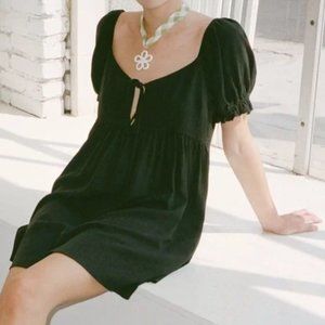 Lisa Says Gah Lily Mini Dress - Black / XS